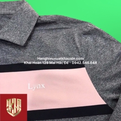 Áo Polo Golf Lynx Dài tay Nam Kẻ Ngang