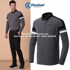 Áo Nỉ Polo Dài tay Cleveland Golf Nam CGKMTS117