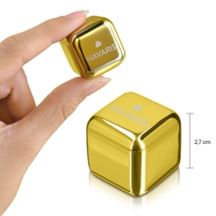 ĐÁ VIÊN INOX NAVARIS GOLD - 4 VIÊN