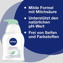 DUNG DỊCH VỆ SINH PHỤ NỮ NIVEA INTIMO WASCHLOTION MILD FRESH 250 ML