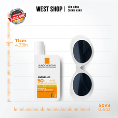 KEM CHỐNG NẮNG LA ROCHE-POSAY ANTHELIOS FLUIDE INVISIBLE CHO DA NHẠY CẢM SPF50+ (50ML)