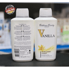 SỮA DƯỠNG THỂ BETTINA BARTY VANILLA HAND & BODY LOTION