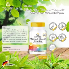 VITAMIN TỔNG HỢP WARNKE VITAMIN UND MINERAL KOMPLEX - MADE IN GERMANY