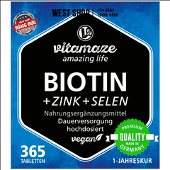 VITAMAZE BIOTIN – MADE IN GERMANY - VIÊN UỐNG NGĂN RỤNG TÓC