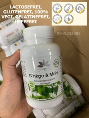 VIÊN UỐNG BỔ NÃO WARNKE GINKGO & MEHR 180mg 