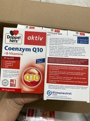 VIÊN UỐNG HỖ TRỢ ĐIỀU TRỊ TIM MẠCH COENZYM Q10 + B - VITAMIN DOPPELHERZ