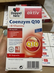 VIÊN UỐNG HỖ TRỢ ĐIỀU TRỊ TIM MẠCH COENZYM Q10 + B - VITAMIN DOPPELHERZ