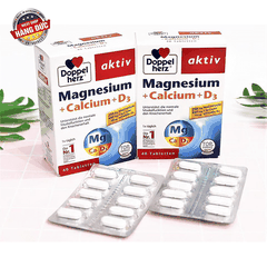 VIÊN UỐNG DOPPELHERZ MAGNESIUM + CALCIUM + D3