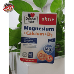 VIÊN UỐNG DOPPELHERZ MAGNESIUM + CALCIUM + D3