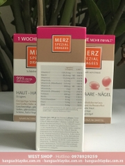VIÊN UỐNG MERZ SPEZIAL DRAGEES HAUT HAARE NAGEL TÓC - MÓNG - DA