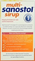SIRO VITAMIN TỔNG HỢP SANOSTOL – SỐ 1