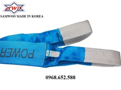 Cáp vải cẩu hàng| Dây cẩu hàng |Dây cáp vải cẩu hàng loại 16t- 6m Hàn Quốc.