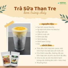 Công Thức Trà Sữa Than Tre Kem Trứng Cháy Ai Cũng Làm Được