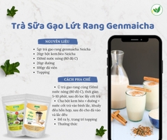 Cách Làm Trà Sữa Gạo Lứt Rang GenMaicha – Trà Sữa Không Béo