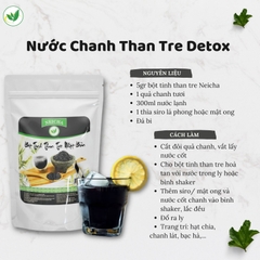 Công Thức Nước Chanh Than Tre Detox Thải Độc Cơ Thể Mới Lạ