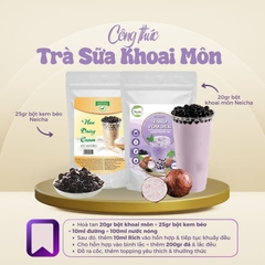 CÔNG THỨC TRÀ SỮA KHOAI MÔN BÉO BÙI KHÓ QUÊN