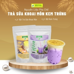 CÔNG THỨC TRÀ SỮA KHOAI MÔN KEM TRỨNG TIỆN LỢI
