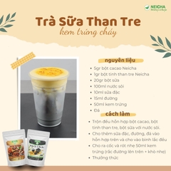 Trà Sữa Than Tre Kem Trứng Cháy – Nhất Định Phải Thử