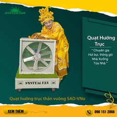 Quạt hướng trục vuông SAD-VNo