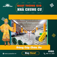 Quạt thông gió cho nhà Chung Cư