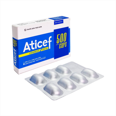 Aticef Cefadroxil 500mg hộp 2 vỉ x 7 viên nang Hậu Giang