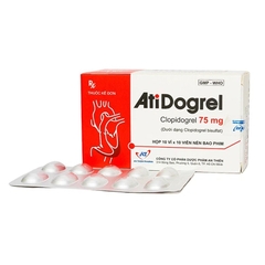 AtiDogrel clopidogrel 75mg hộp 10 vỉ x 10 viên nén An Thiên