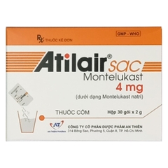 Atilair sac Montelukast 4mg hộp 30 gói x 2g An Thiên