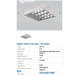 MÁNG TRẦN THẢ ROMAN ANG - R218ANG