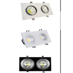 ĐÈN LED ÂM TRẦN BÁT ĐÔI 2X7W COB