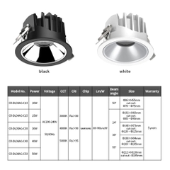 Đèn Downlight COB Chống Chói 50W