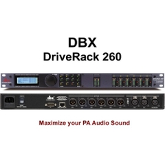 Dbx driverack pa 260 tinh chỉnh âm thanh chuyên nghiệp