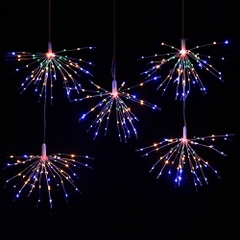 Đèn led pháo hoa chùm 5 bông trang trí LCC-PB