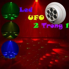 Đèn led UFO 6 mắt laser