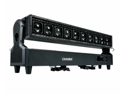 Đèn sân khấu LiteLEES Moving Head, hiệu ứng Wash/Strobe/Dotline, 10x60W RGBW + 140x0.3W RGBWA, IP65