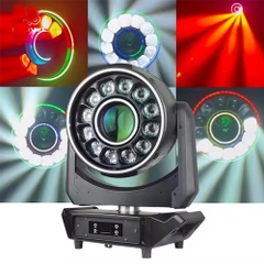 Đèn beam pha di chuyển 12x40W RGBW 4 trong 1 có vòng Halo LCC-B1240