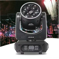 Đèn chiếu sáng Moving Head 6x15W RGBW 4 trong 1 LED Holo Ring màu trắng ấm LCC-MH398