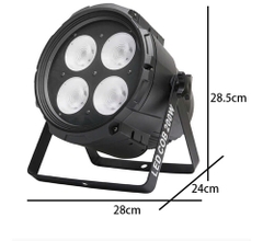 Đèn par cod 4x50w chống nước IP65 chiếu mặt tiền sân khấu  LCC-NY200
