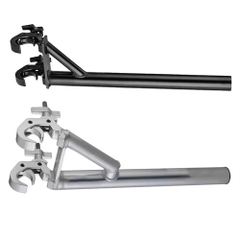 Tay treo đèn 48-51Mm tải 100kg LCC-4851 ống kép giàn móc nhôm ánh sáng sân khấu Doubletruss kẹp