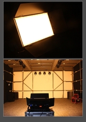 Đèn led mềm ba màu 200w studio LCC-ST200