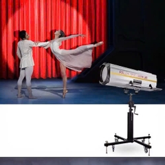 Đèn Follow LED 1000W điện tử zoom kép theo dõi LCC-ZGD08