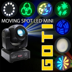 Đèn moving head spot led 10w