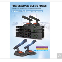 LCCVN TS-6400 Micro hội nghị không dây bốn kênh chất lượng cao, được các dự án của Chính phủ ưa chuộng, Phá vỡ mọi ranh giới, Âm thanh trong trẻo, Giọng nói cực kỳ tự nhiên!