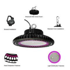 Đèn LED bay cao UFO-3 200W High Bay