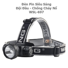 Đèn pin đeo đầu chống cháy nổ Wasing WSL-697