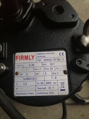 Bơm chìm nước thải FIRMLY 50WQC15-15-1.5