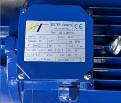Máy bơm đầu Inox Hiệu HT 3M50-200/110
