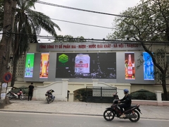 Thi công 50 m2 màn hình led P6 full color outdoor tại công ty Bia Hà Nội - Hoàng Hoa Thám