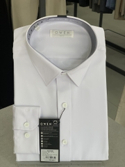 ÁO SƠ MI TRẮNG DÀI TAY POLY KHÔNG TÚI AS250309D