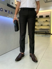 QUẦN TÂY QRT263048 đen kẻ chìm