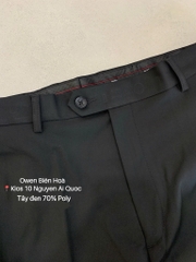 QUẦN TÂY ĐEN POLY QR23887